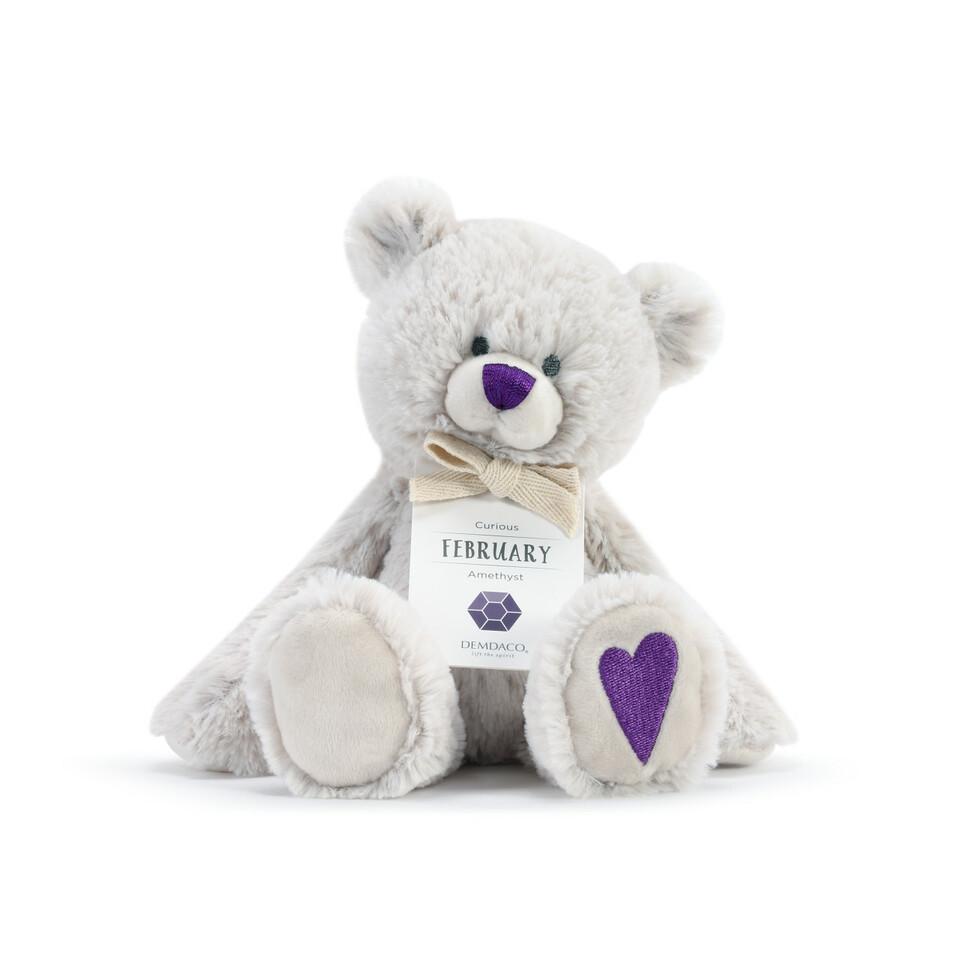 Hot! Demdaco February Birthstone Bear for New Babies