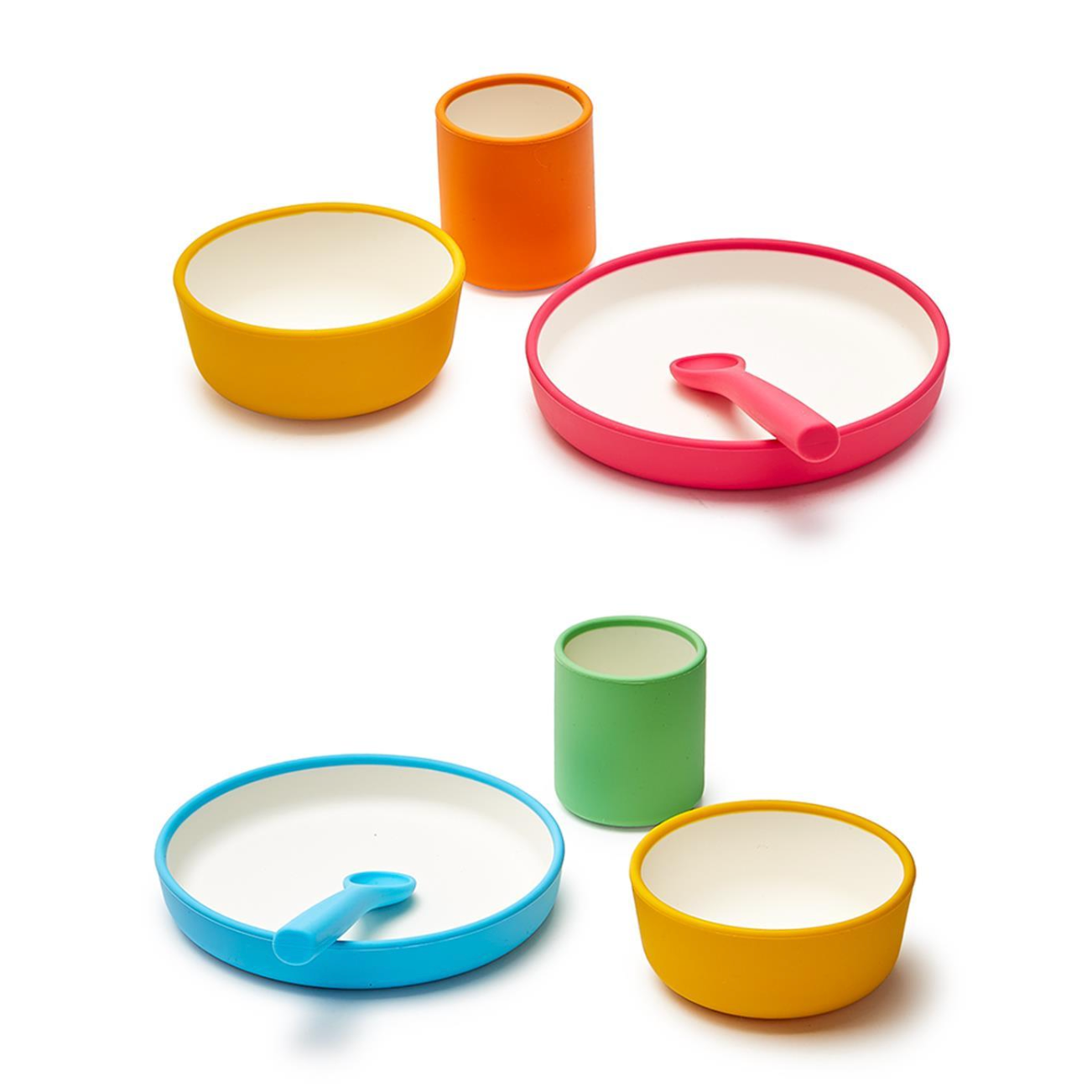 Fantastic Cupcakes & Cartwheels Silicone Meal Time Set