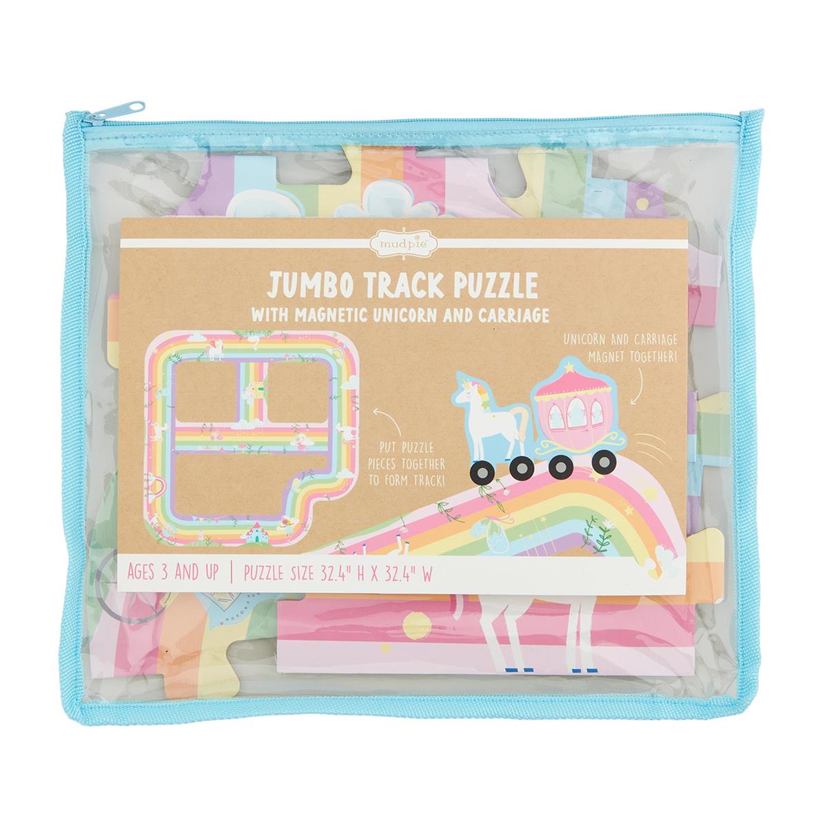 Hot Sale! Mud Pie Colorful Magic Rainbow Track Floor Puzzle for Endless Kids' Fun