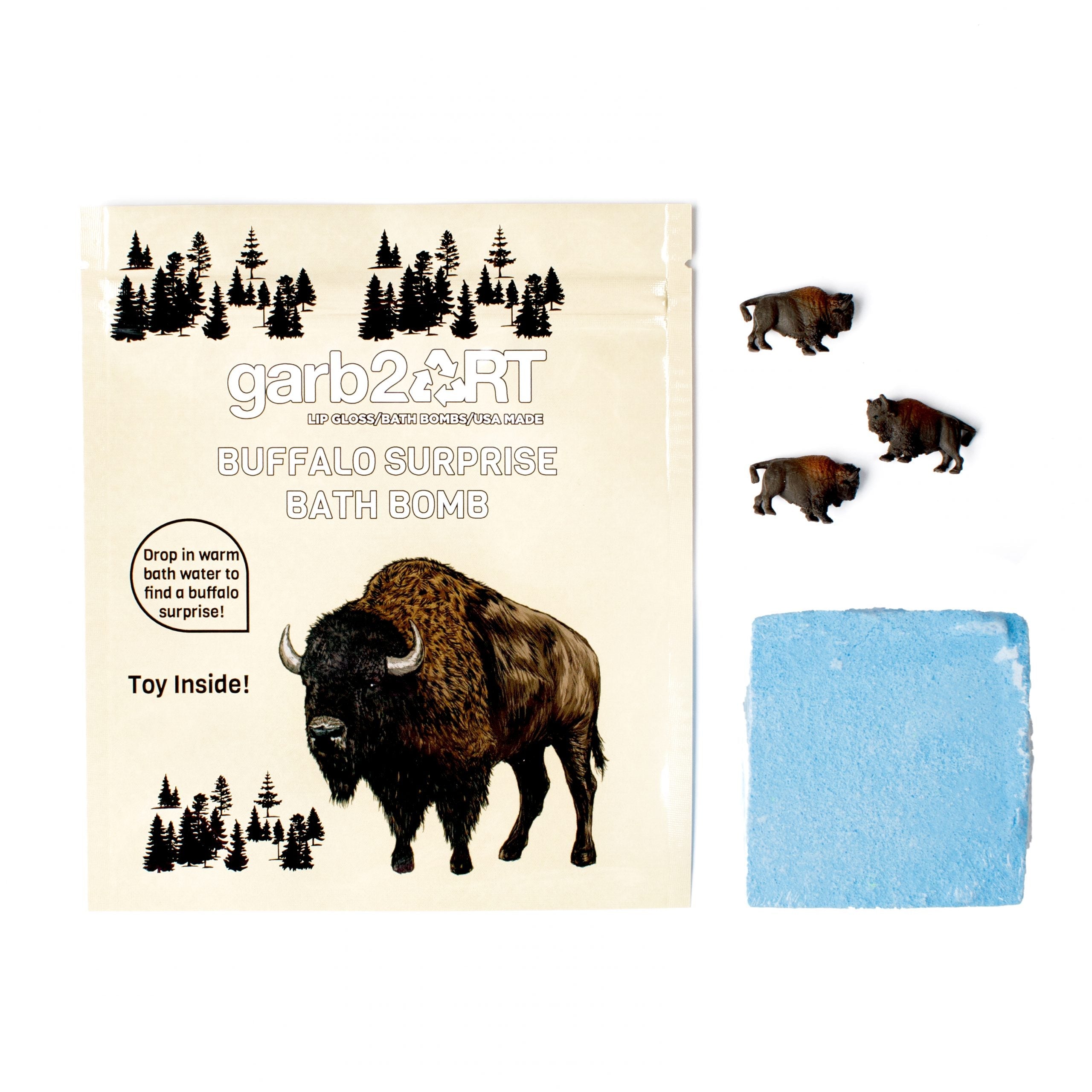 Exclusive Garb2Art Buffalo - Surprise Bath Bomb for Relaxing Baths