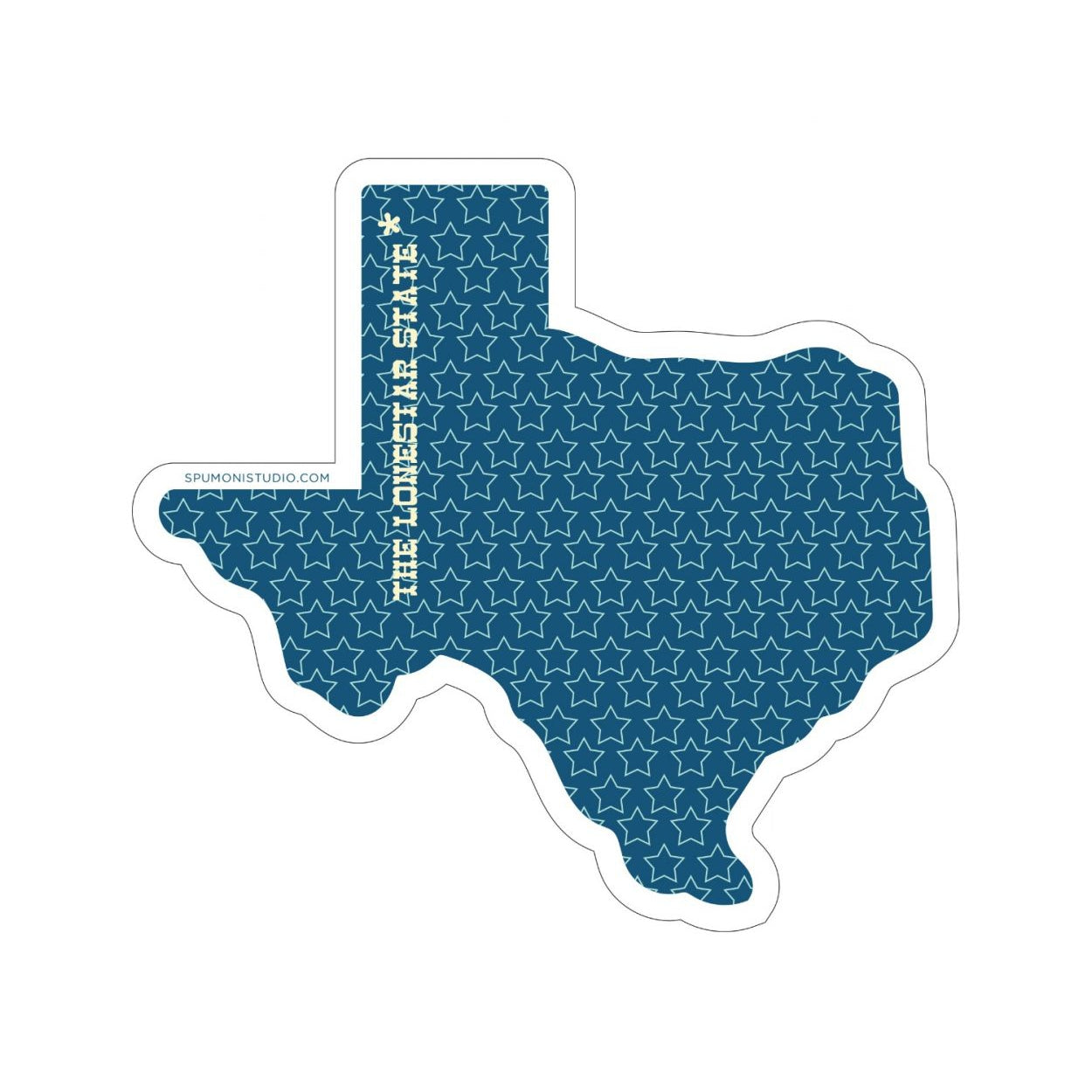 High - Quality U.S.A. Made Gibbs Smith Lone - Star State Vinyl Die - Cut Stickers