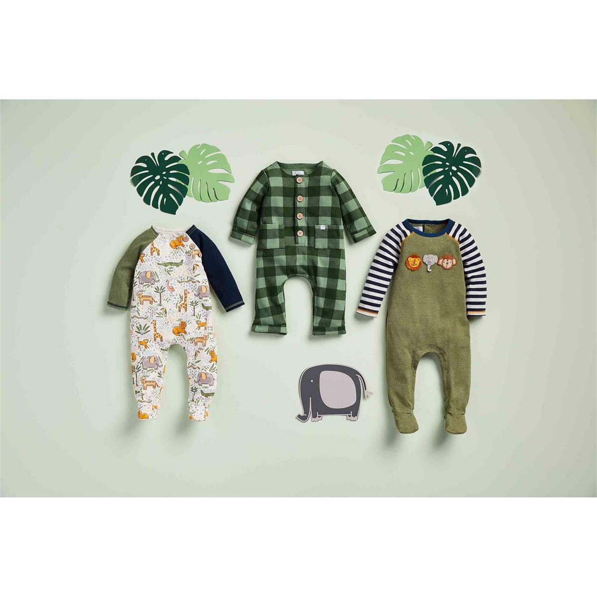 Hot Sale! Mud Pie One-Piece in Green Check Pattern