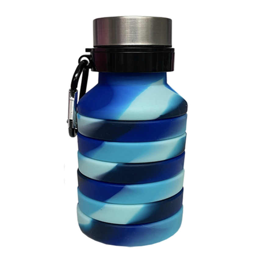 Great Deal! Iscream Collapsible Ocean Waves - Style Water Bottle