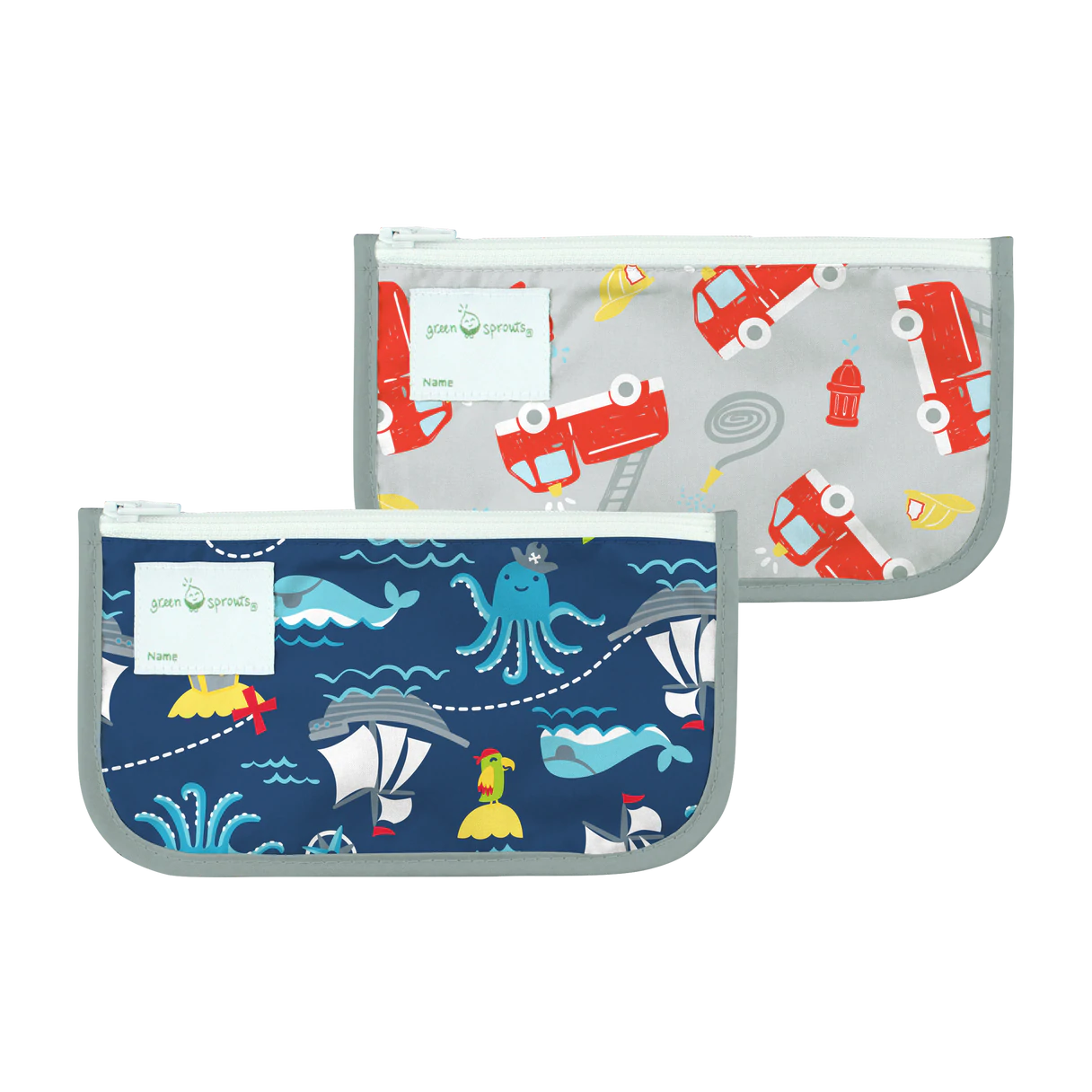 2-Pack Reusable Snack Bags: Safe, Convenient & Eco-Friendly