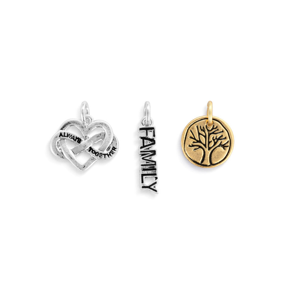 Demdaco 3-Piece Family Journey Charms Set