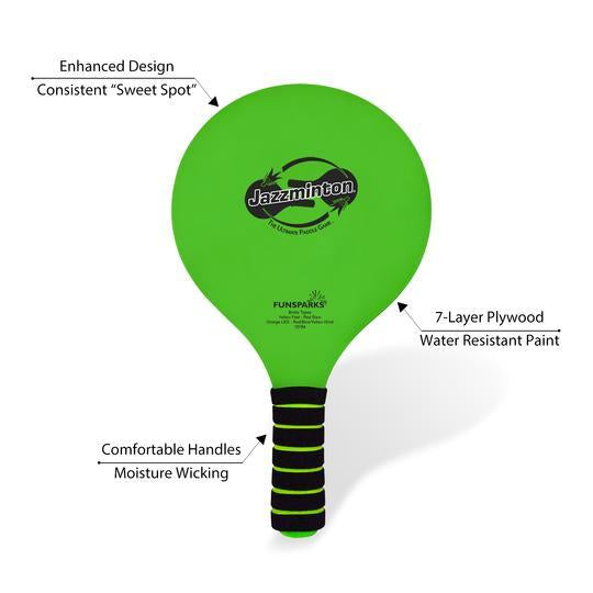 FunSparks Jazzminton Deluxe 3-in-1 Set - Perfect for All Ages!