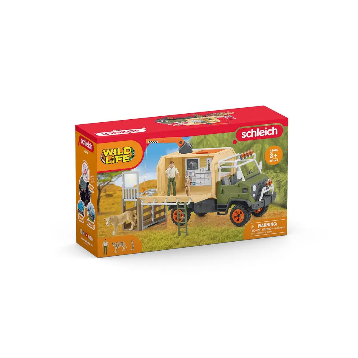 Schleich Animal Rescue: Large Truck Set - Ideal Gift!