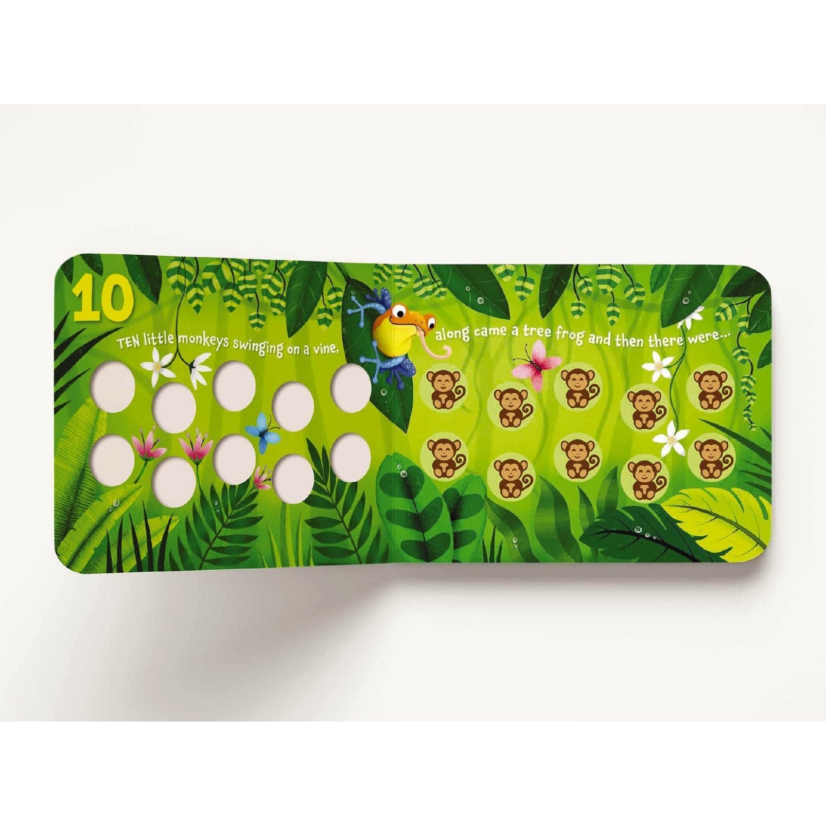 Harper Collins: Magical Counting Storybook - Ten Little Monkeys