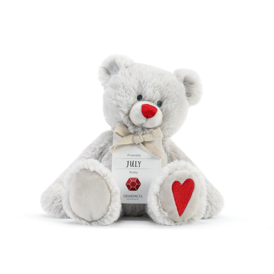 Demdaco July Birthstone Bear - Ideal Gift!
