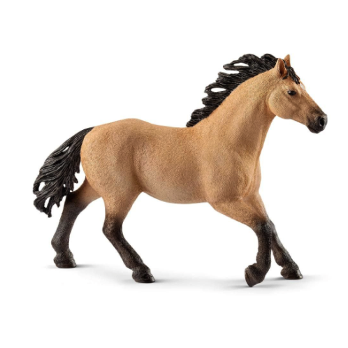 Schleich Realistic Quarter Horse Stallion Toy with High - Speed Charm