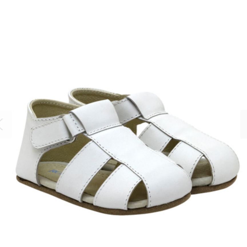 Hot Deal! Robeez White Lacey First Kick Sandals for Babies