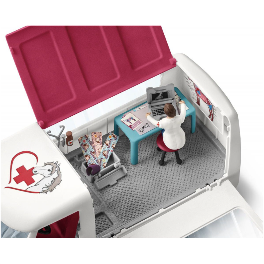 Schleich Horse Club Mobile Vet Set with Adorable Hanoverian Foal