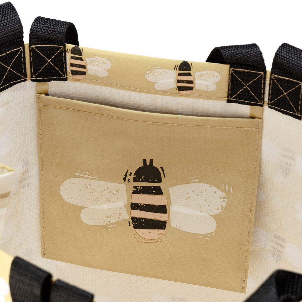 Hot Deal! Primitives By Kathy Bee Happy Double - Sided Market Tote for Shopping
