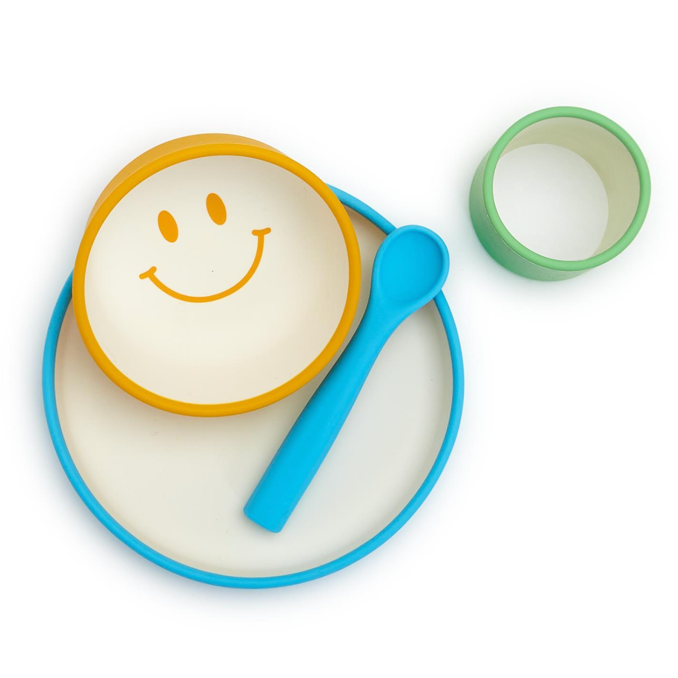 Fantastic Cupcakes & Cartwheels Silicone Meal Time Set