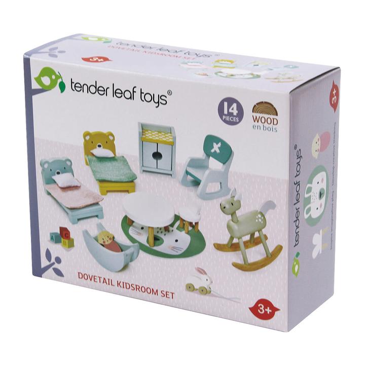 Tender Leaf Toys: Dovetail Doll House Furniture Set - Ideal for Kids!