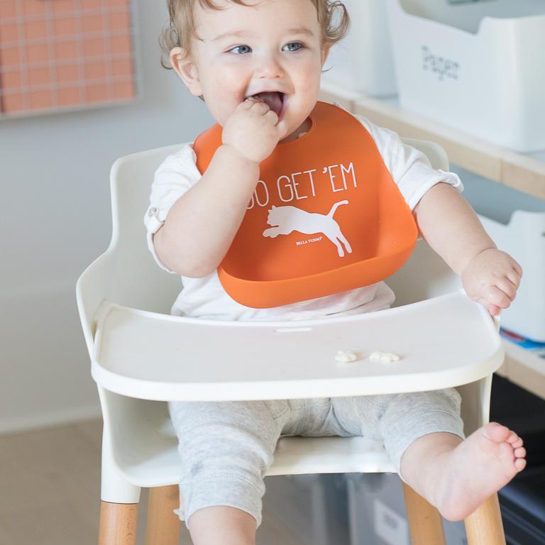 Amazing Bella Tunno Tiger-themed Silicone Wonder Bib for Babies - Must-have!