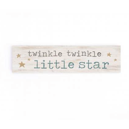 P. Graham Dunn Small Twinkling Wooden Pine Sign for Various Spaces