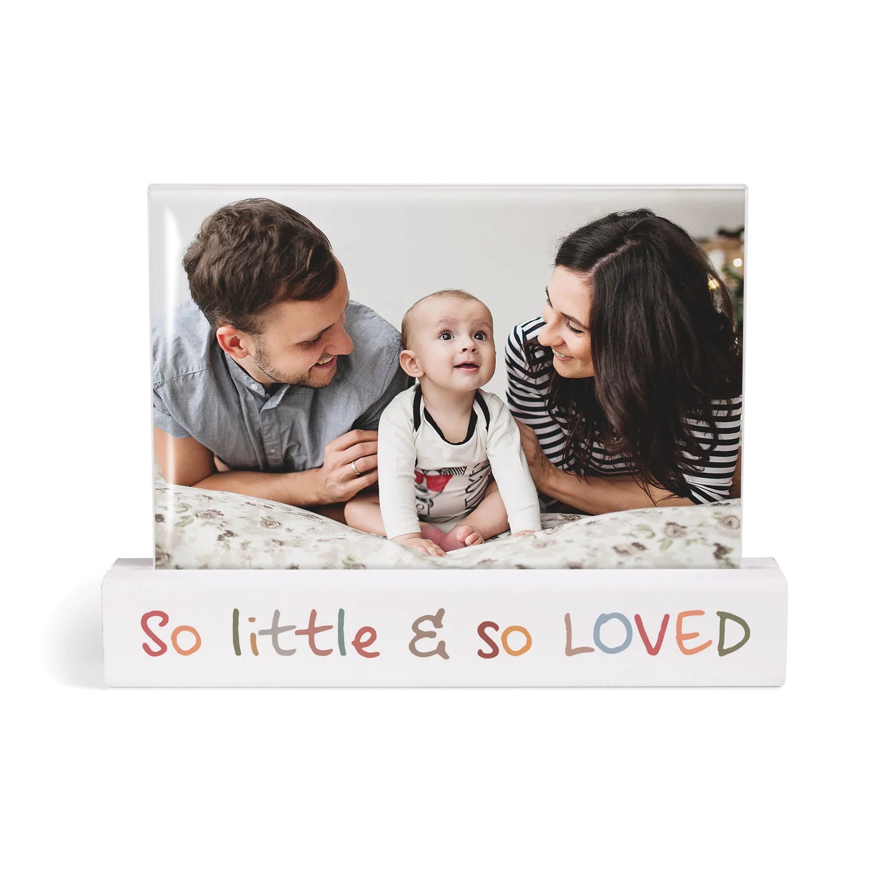 P. Graham Dunn Decorative 5x7 Tabletop Photo Frame - 'So Little So Loved'