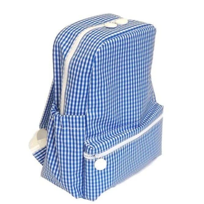 Hot Sale! TRVL Design Gingham Royal Backpack for Backpackers