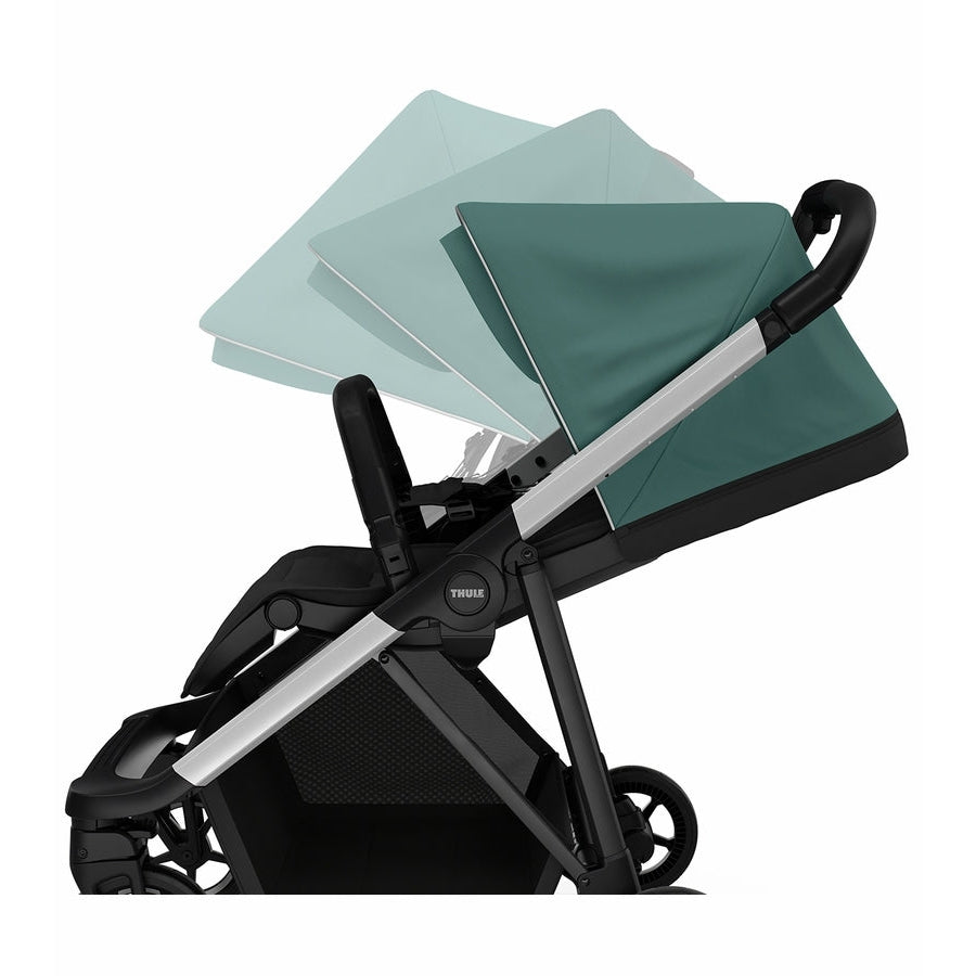 Hot Deal! Thule Shine City Stroller in Mallard Green on Aluminum