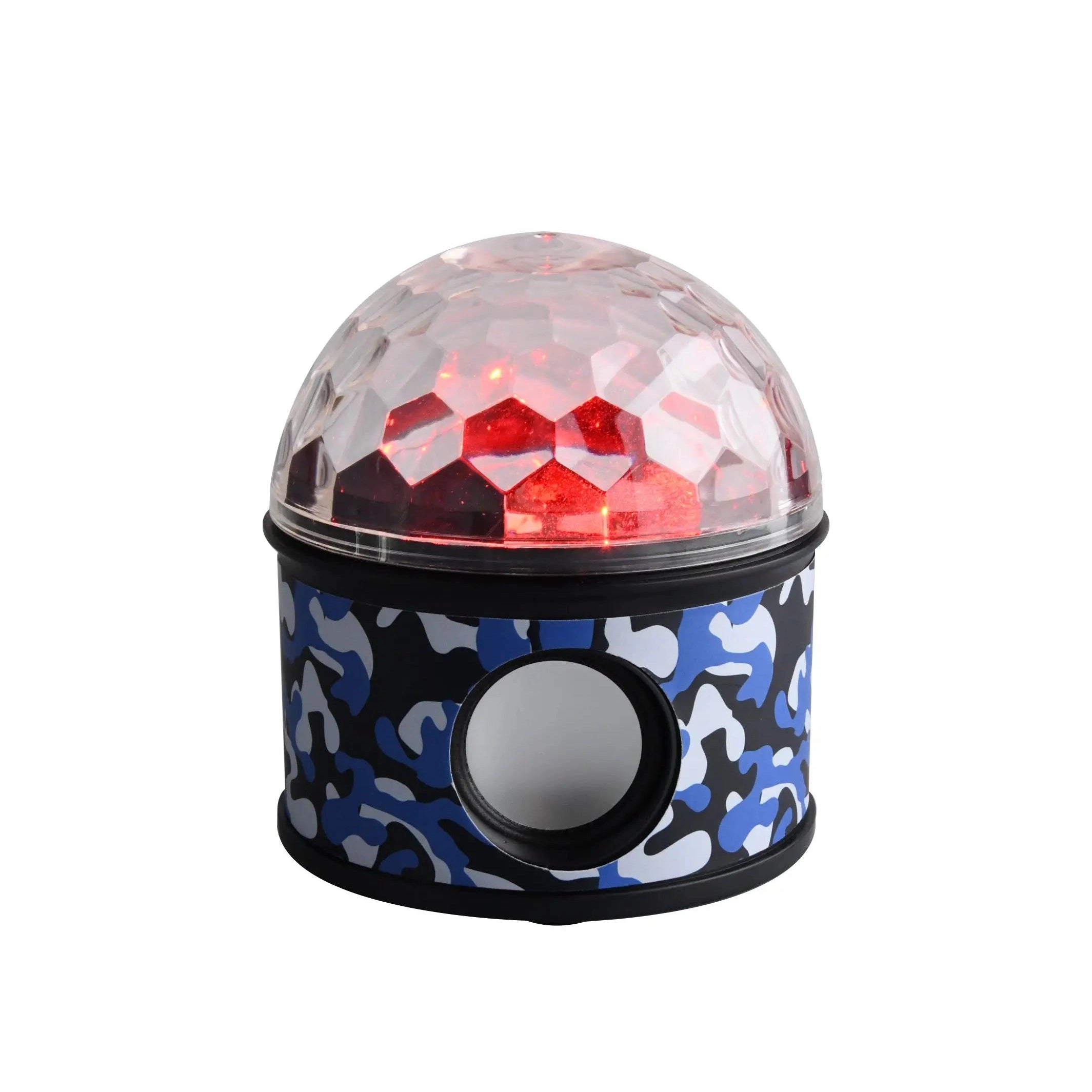Trend Tech Brands Bluetooth Funlight Speaker with Blue Camo Design