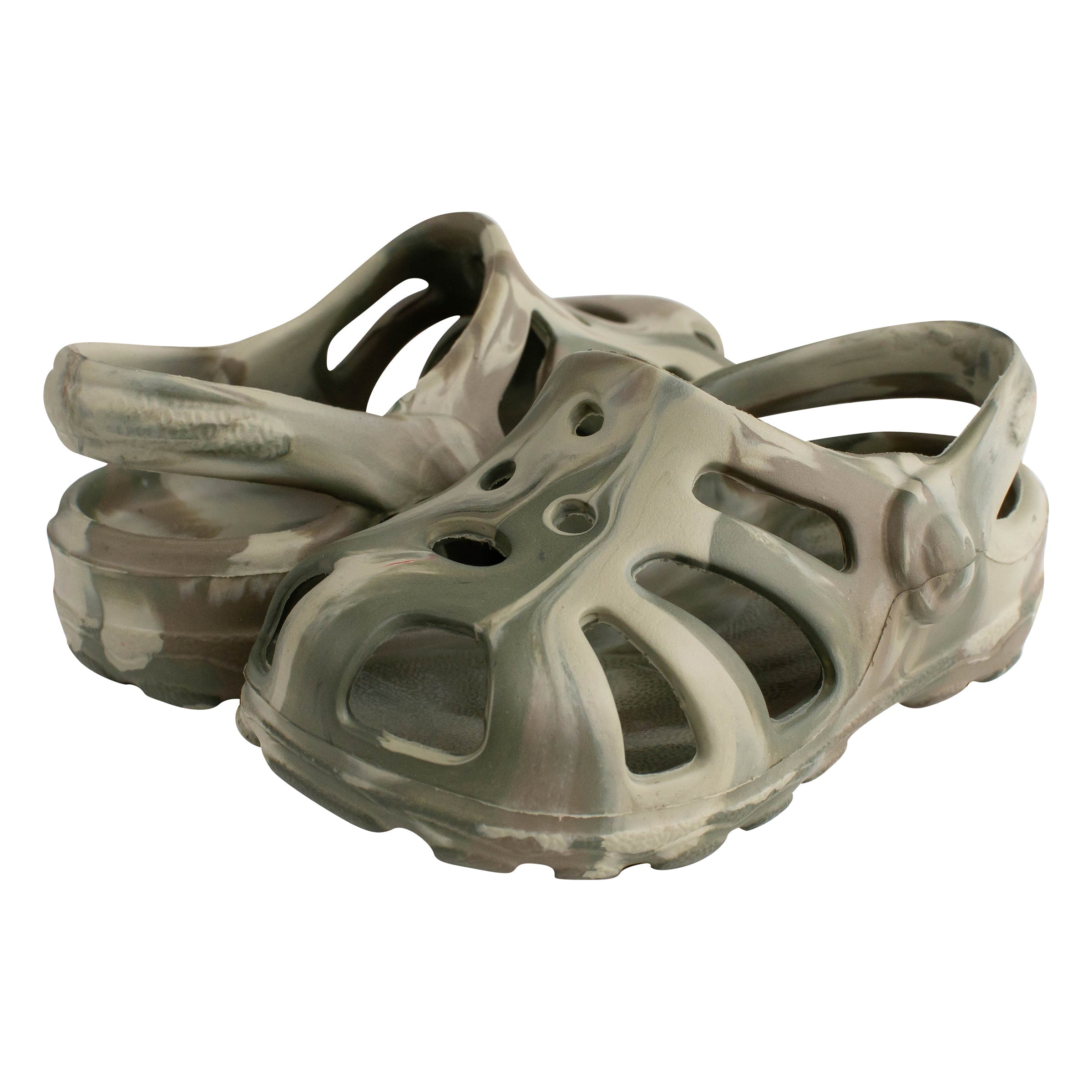 Hot Deal! Baby Deer Toddler Green Camouflage Sandals with Back Strap