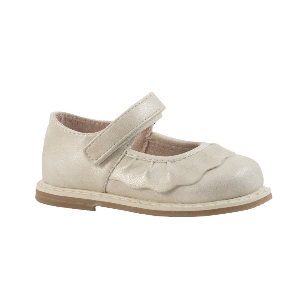 Ivory Toddler Baby Deer Kamdyn Mary Jane Flats - Great Deal!