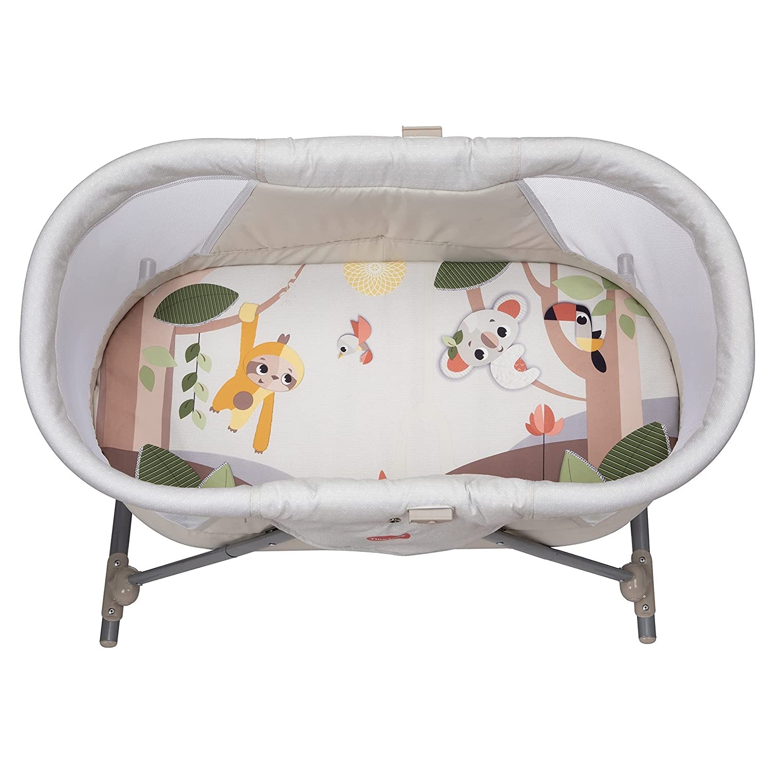 Tiny Love Boho Chic Deluxe 2-in-1 Portable Bassinet for Baby's Play and Sleep
