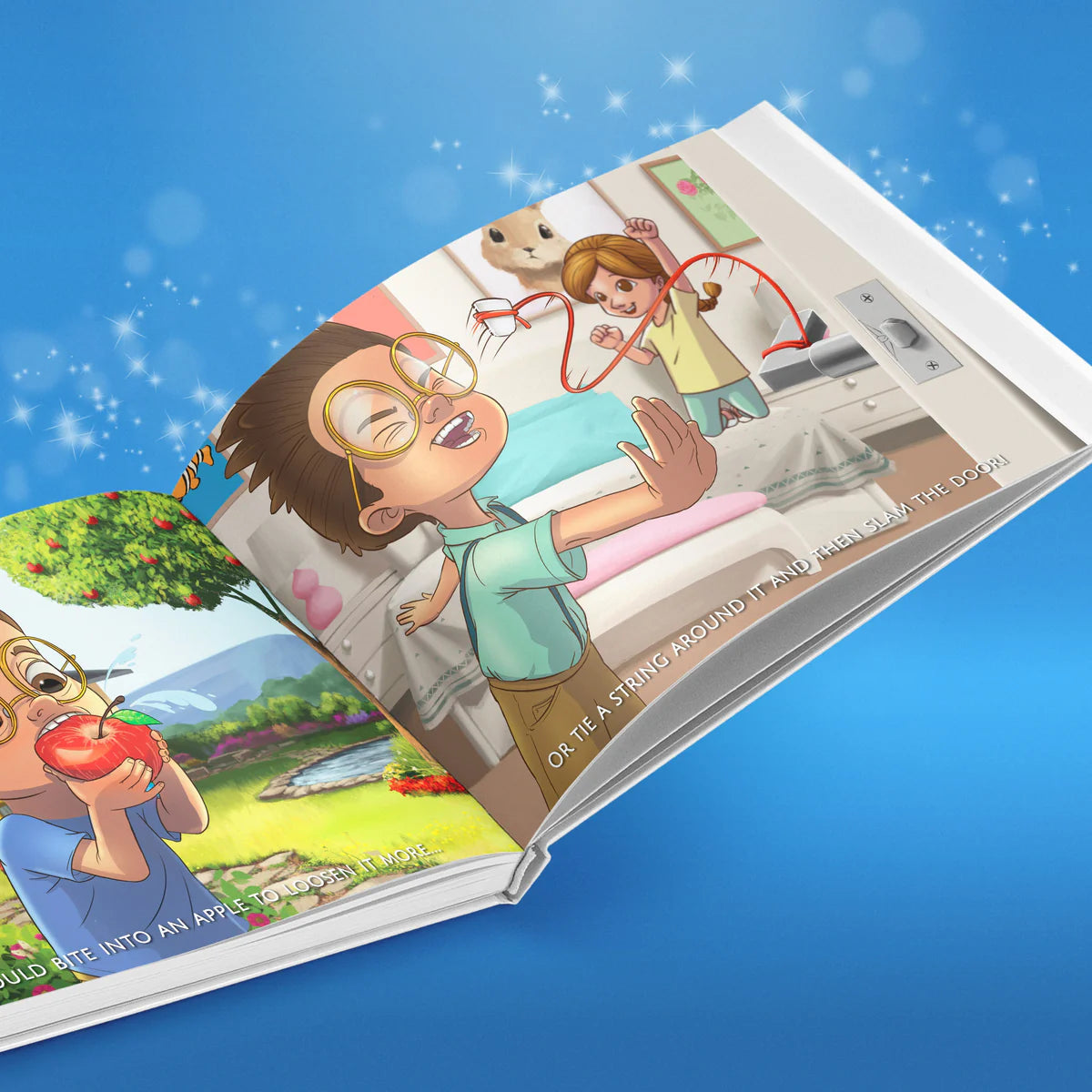 Magical Tooth Fairy Story Book with Tooth Storage Pouch Gift Set