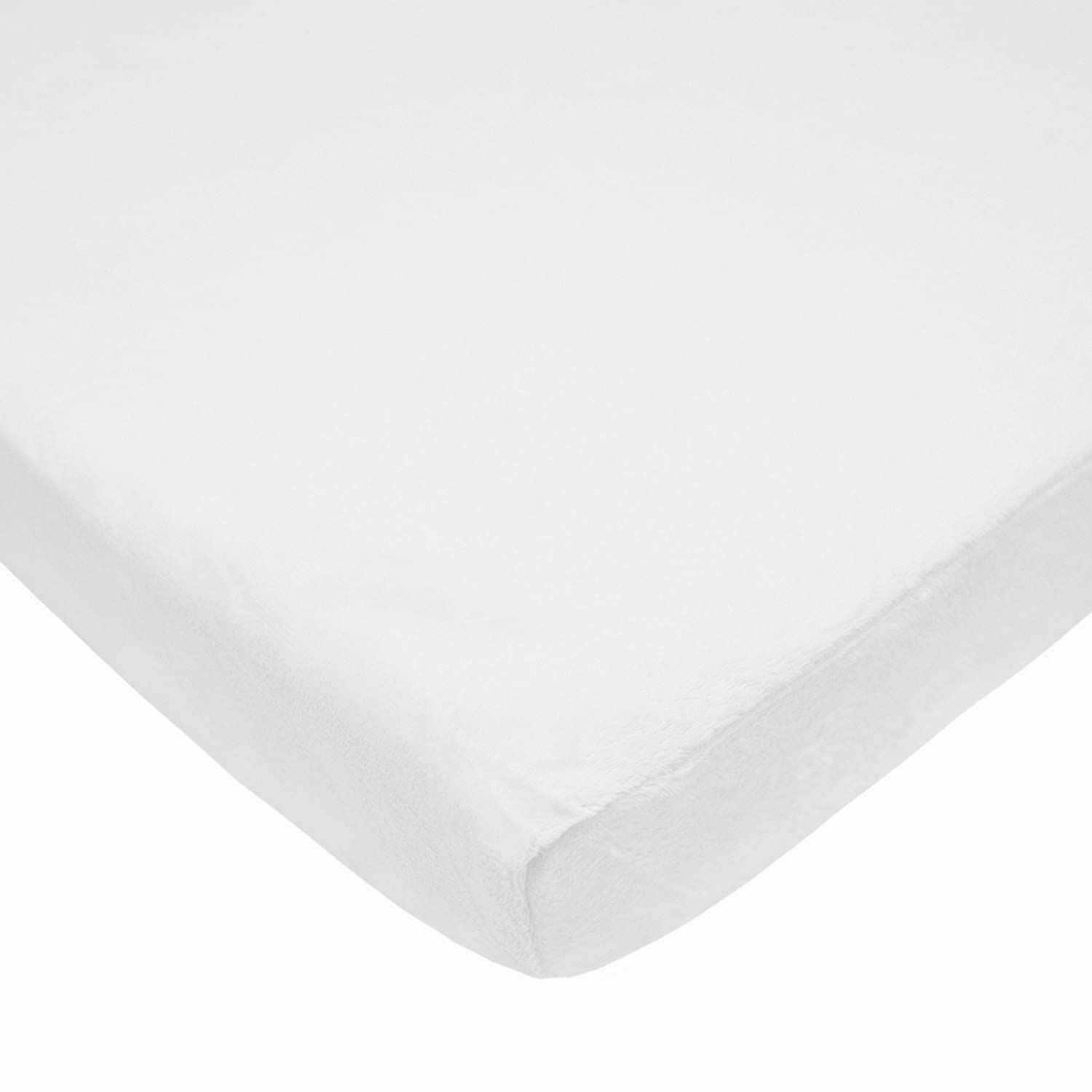 American Baby Co. Ultra-Soft Solid Chenille Fitted Bassinet Sheet (15 x 33)