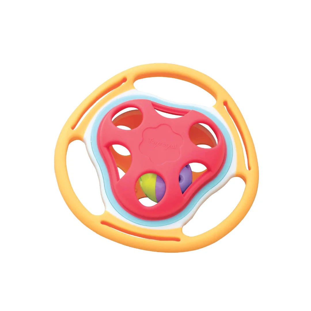 ToyLab Adorable Bell Rattle with Easy - Grip Design for Babies