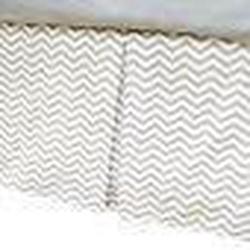 ABC Print Crib Dust Ruffle - High - Quality 100% Cotton