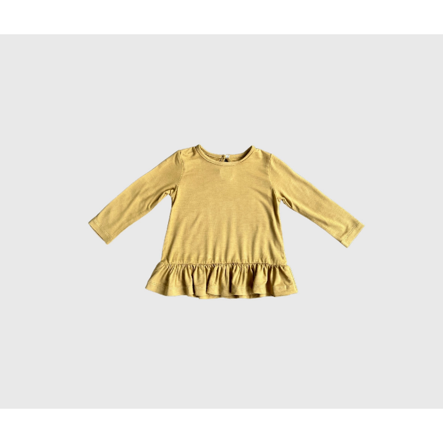 Long Sleeve Peplum Top for Baby Girls in Sprouts Style