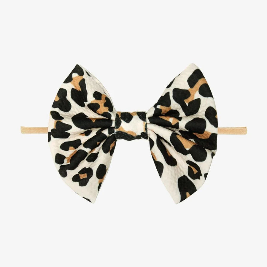 Hot! Posh Peanut Lana Leopard Tan Lulu Nylon Headband