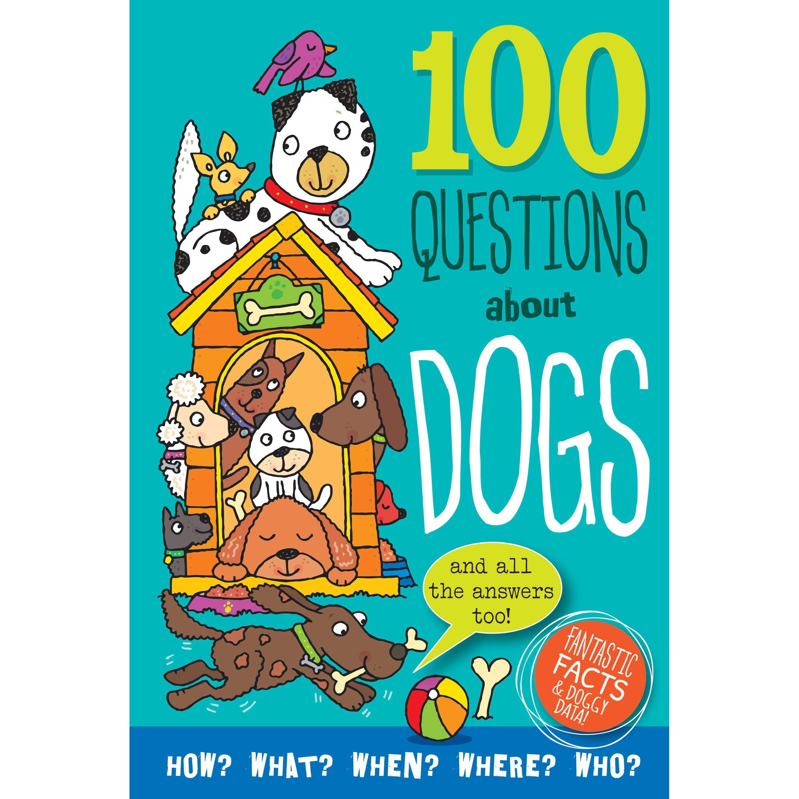 Peter Pauper Press: 100 Fascinating Questions About Dogs - Hardcover Book for Dog Lovers