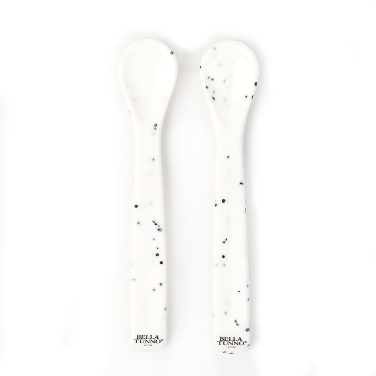 Bella Tunno Colorful Speckled Wonder Silicone Spoon Set for Kids
