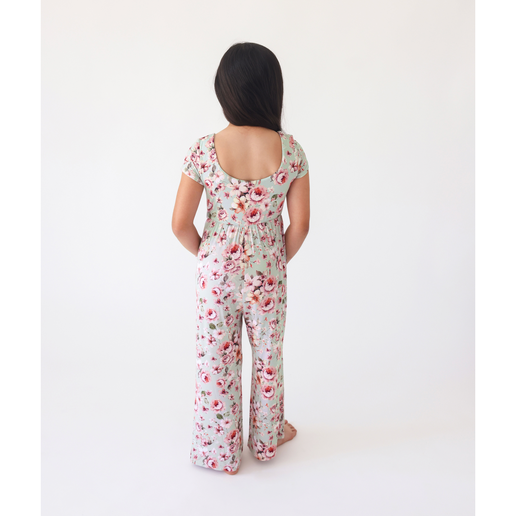 Hot Sale! Posh Peanut Millicent Short - Sleeve Wide - Leg Scoop - Back Jumpsuit for Fashion Lovers