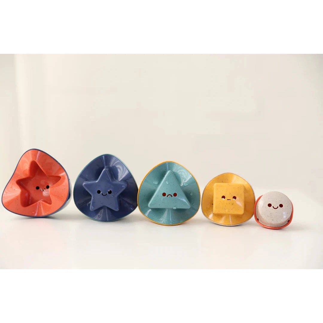 TOLO Multicolor Stacking and Nesting Eggs for 12+ Months Old