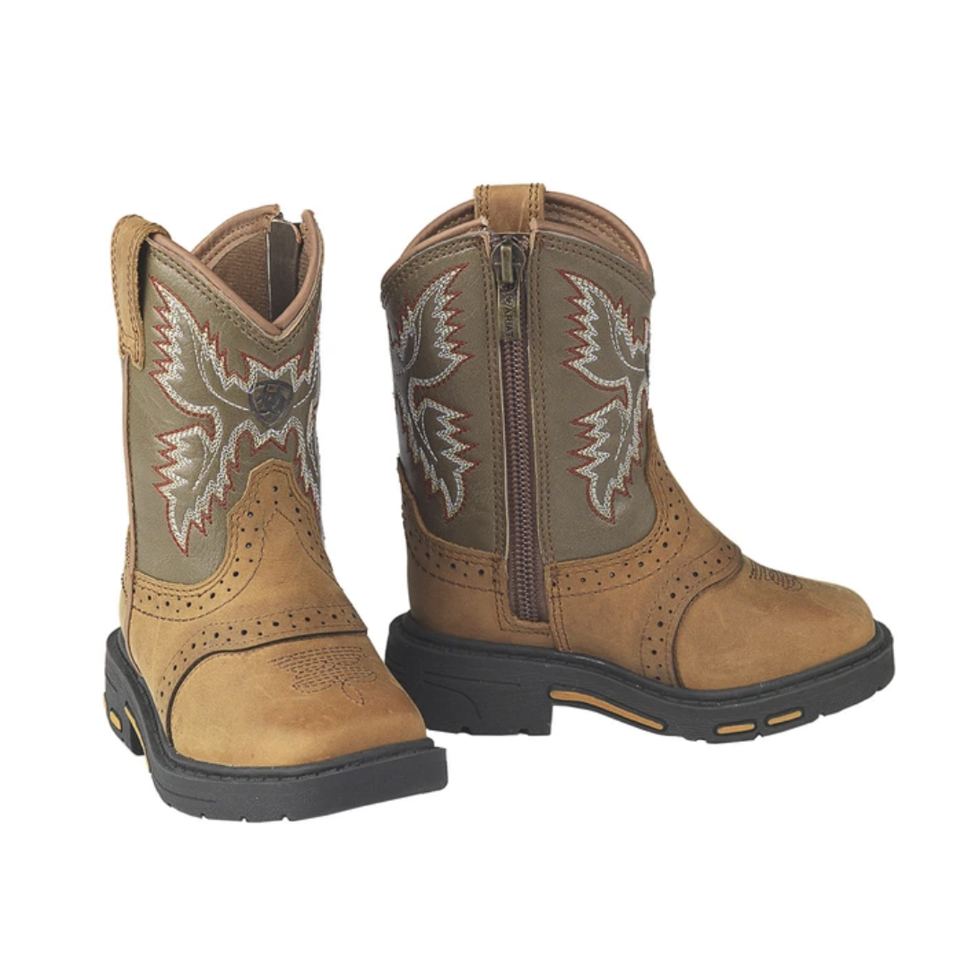 Ariat Toddler Boys' Durango Leather Western Boots - Stylish & Durable