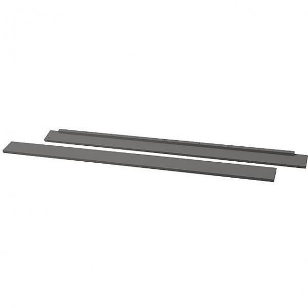 Full Size No-Hole Bed Rails in Slate - Great Value for Your Bed
