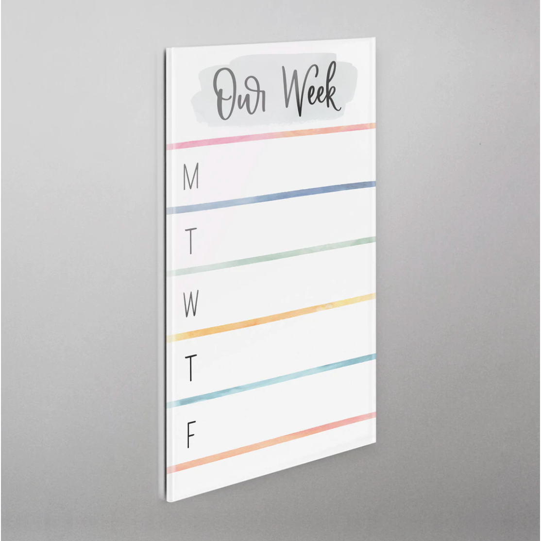 P. Graham Dunn Our Week Magnetic Dry Erase Board - Ideal for Home & Office