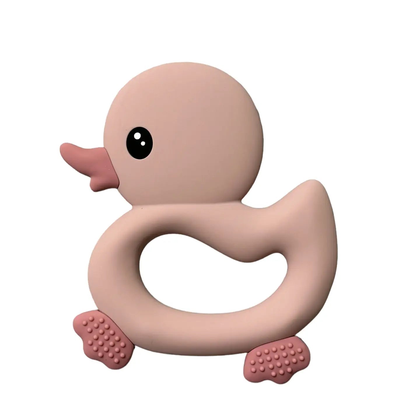 Hot! Three - Hearted Silicone Duck Teether