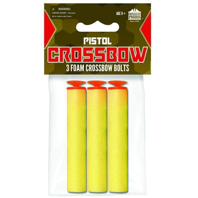 Hot Deal! Parris Toys Pistol Crossbow Ammunition - Set of 3 Foam Crossbow Bolts