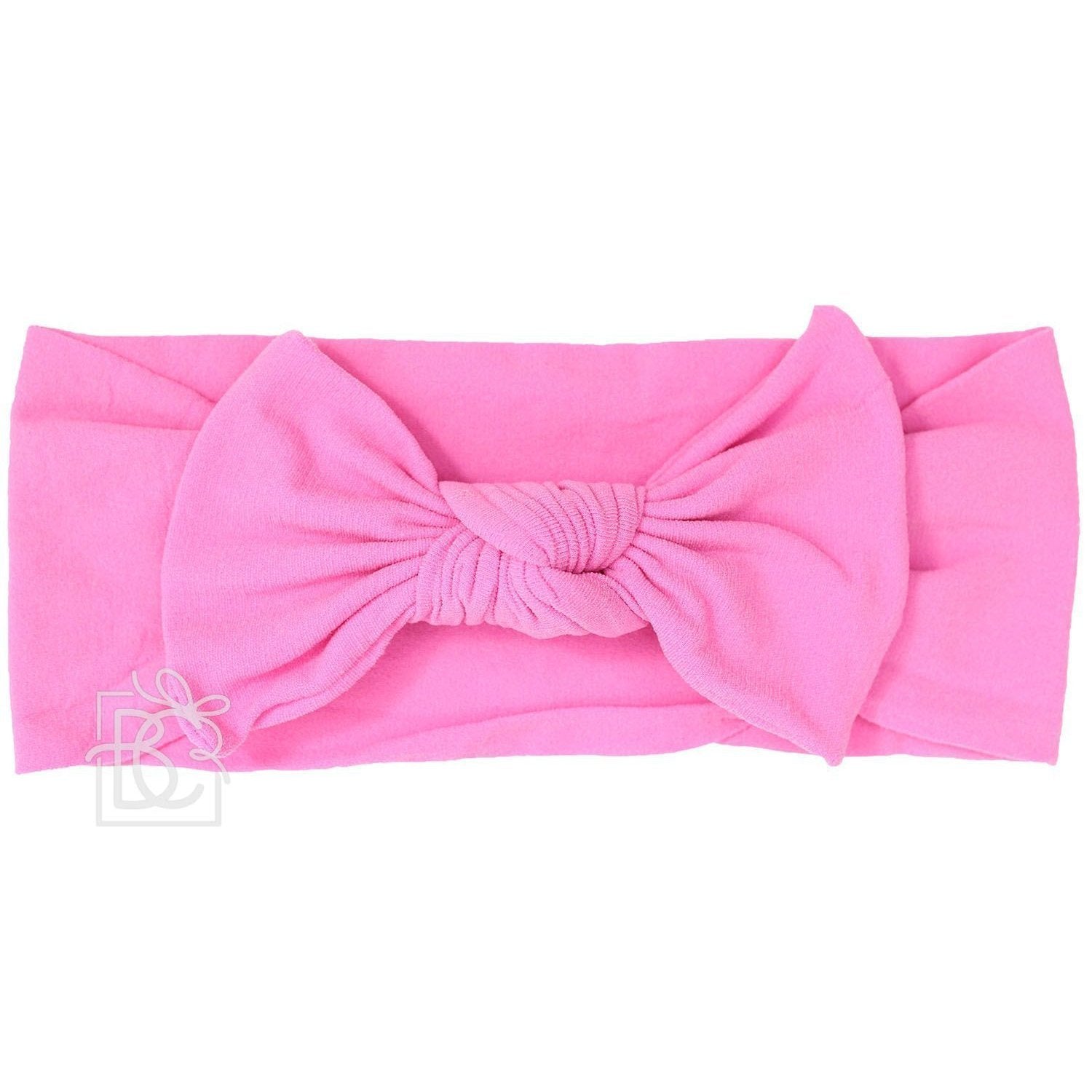 Beyond Creations Elastic Pantyhose Headband with Square Knot Bow for 0 - 3 Months Babies