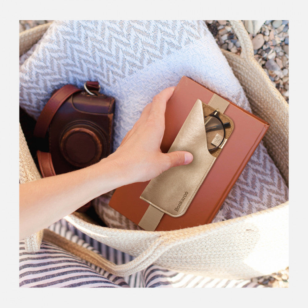 Bookaroo Flexible Elastic Glasses Case for Notebooks and Novels