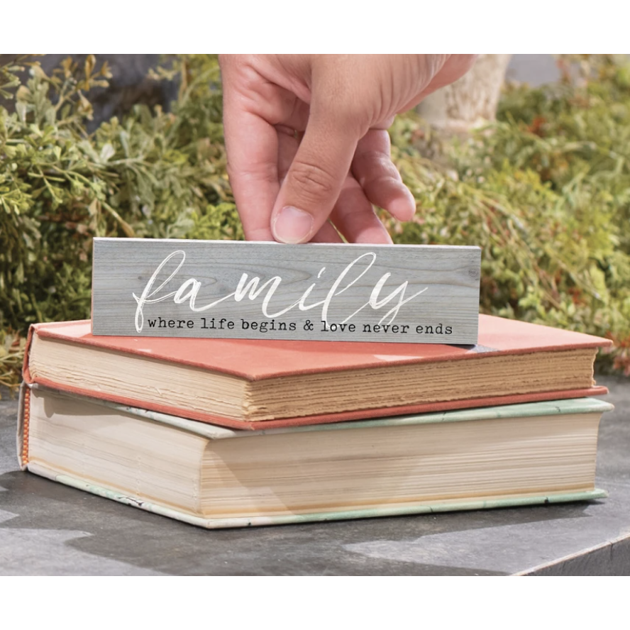 P. Graham Dunn Rustic Pine Family Sign - Where Life Starts & Love Endures