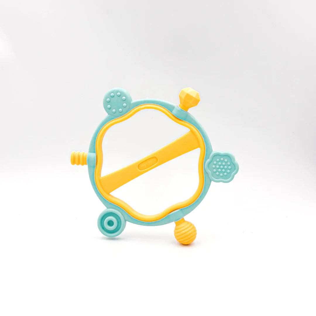 ToyLab Hexy - Ideal Baby Teether and Bath Toy for 3-Month+ Babies