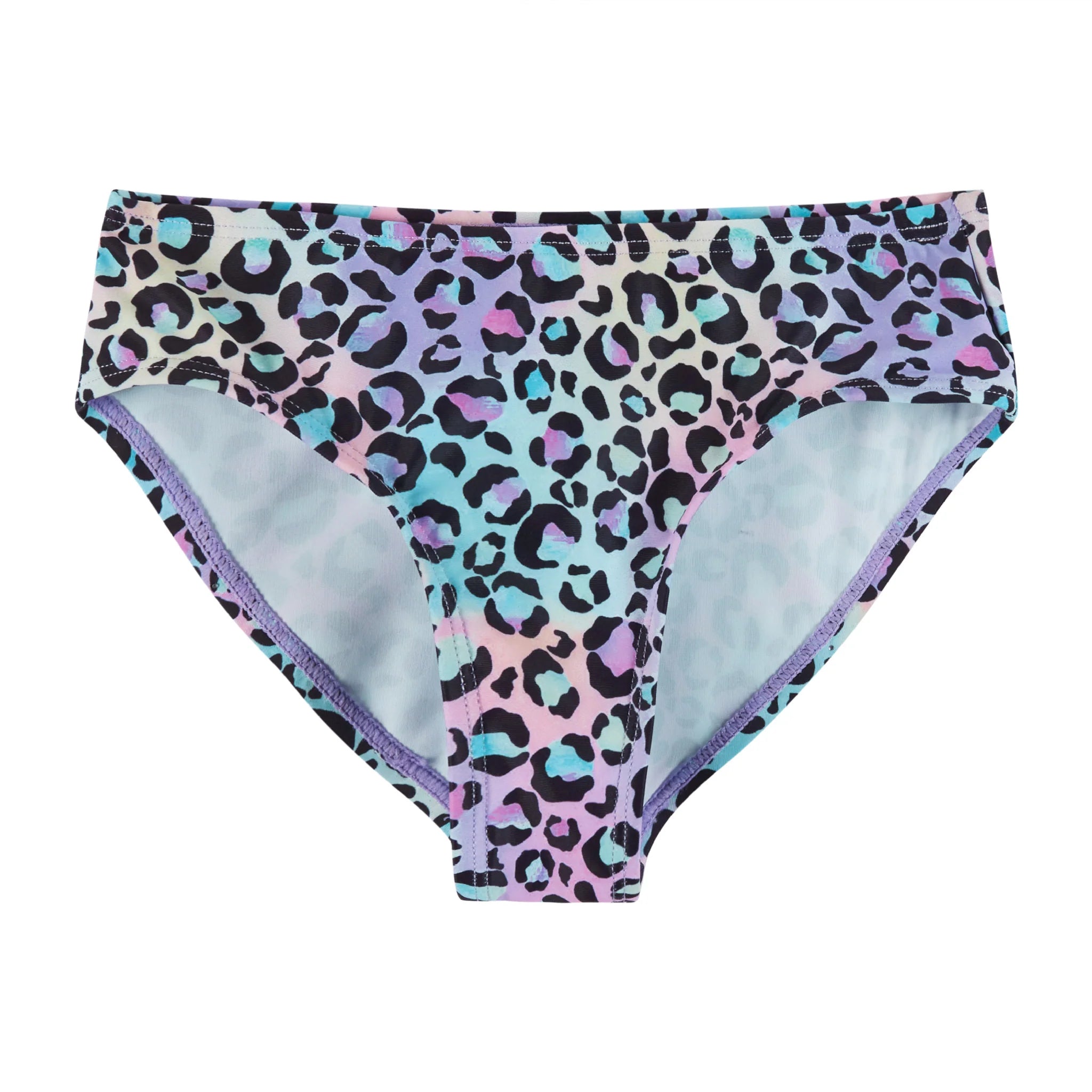 Hot Deal! Andy & Evan Girls' UPF 50+ Ombre Leopard Bikini Set