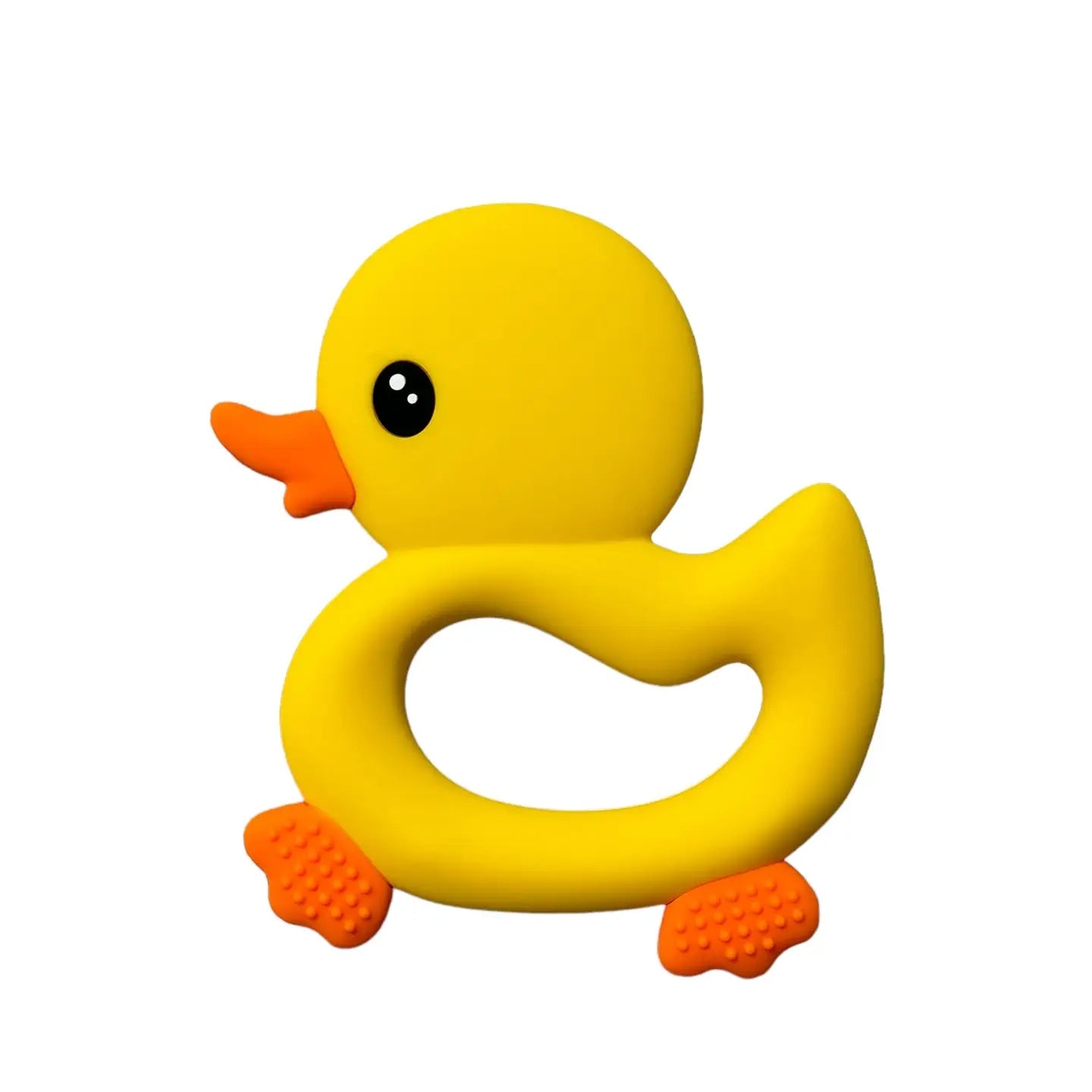Hot! Three - Hearted Silicone Duck Teether