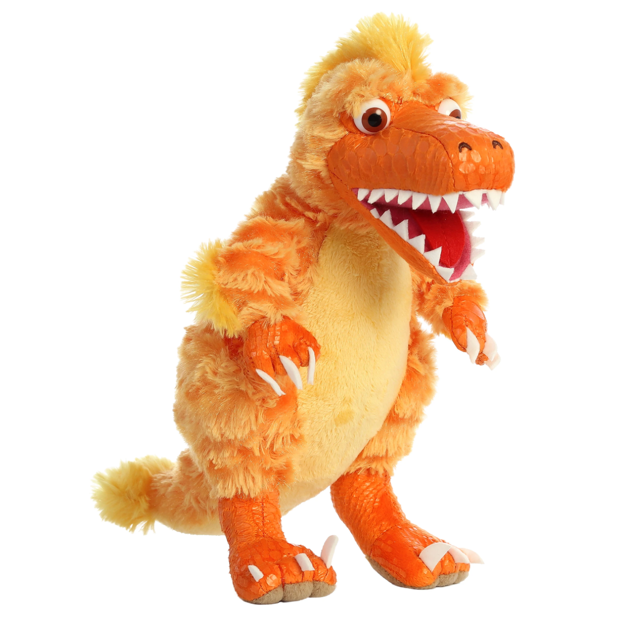 10-Inch Aurora Dinosaur Roar - Adorable Orange & Yellow Deinonychus Plush